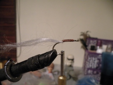 Fly tying - baitfish una mosca letal - Step 3