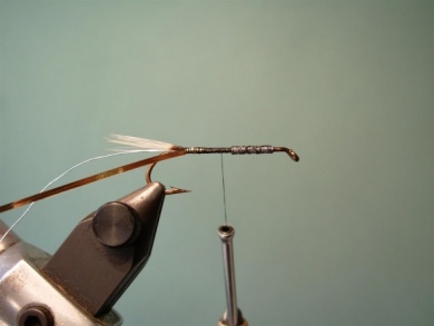 Fly tying - Big Hole Demon (Silver) - Step 3