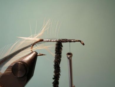 Fly tying - Big Hole Demon (Silver) - Step 5