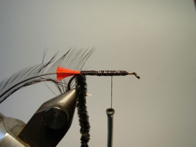 Fly tying - Woolly Worm - Step 4