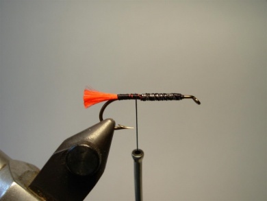 Fly tying - Woolly Worm - Step 2
