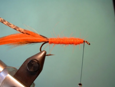 Fly tying - Brown´s Crayfish - Step 6