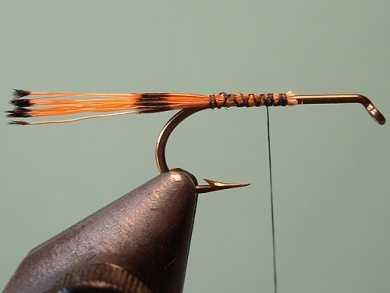 Fly tying - Royal Trude - Step 1