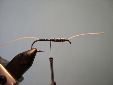 Fly tying - Cousin Itt - Step 2