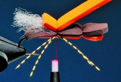 Fly tying - Fat Albert  - Step 6