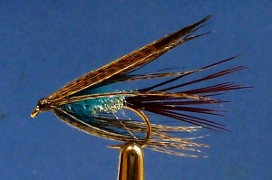 TEAL BLUE AND SILVER DABBLER