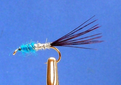 Fly tying - TEAL BLUE AND SILVER DABBLER - Step 4