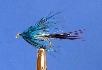 Fly tying - TEAL BLUE AND SILVER DABBLER - Step 6
