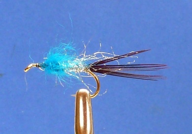 Fly tying - TEAL BLUE AND SILVER DABBLER - Step 5