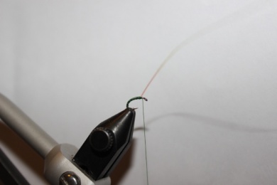 Fly tying - The "Mountain Dew Midge" - Step 3