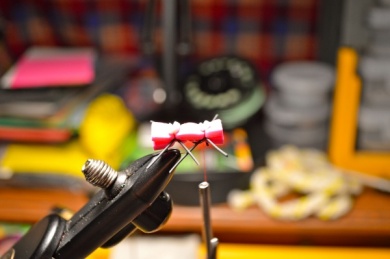 Fly tying - Indicator Chernobyl Ant - Step 7
