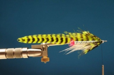 Fly tying - M.M. Doubletuka Chartreuse - Step 6
