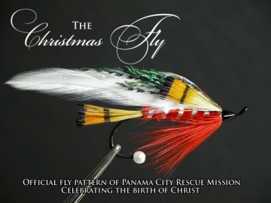 Fly tying - THE CHRISTMAS FLY - Step 1