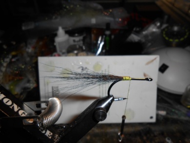 Fly tying - Triple D (Dave's Dark Desire) - Step 1