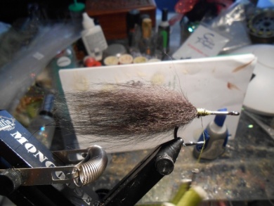 Fly tying - Triple D (Dave's Dark Desire) - Step 2