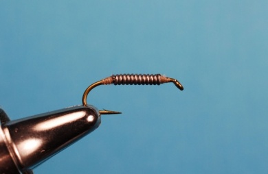 Fly tying - Whitlock's Sowbug - Step 1