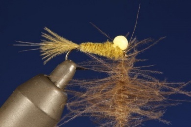 Fly tying - CDC FLOATING NYMPH - Step 8
