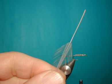 Fly tying - Paraloop without loop - Step 6