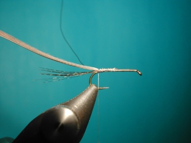 Fly tying - Paraloop without loop - Step 3