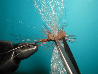 Fly tying - My parachute spent. - Step 8