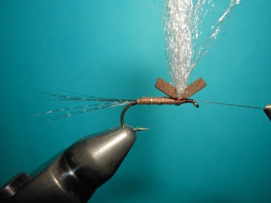 Fly tying - My parachute spent. - Step 3