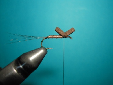 Fly tying - My parachute spent. - Step 2