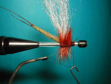 Fly tying - Dry tube fly - Step 7