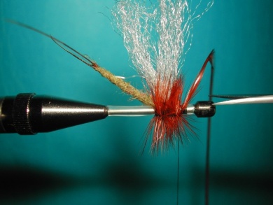 Fly tying - Dry tube fly - Step 6