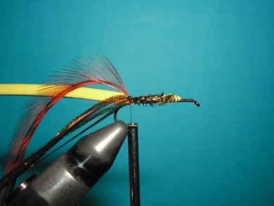 Fly tying - Palmer - Step 3