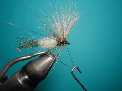 Fly tying - CDC sparkle pupa - Step 12