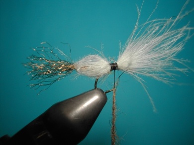 Fly tying - CDC sparkle pupa - Step 8