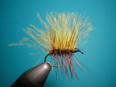 Fly tying - Palmer - Step 9